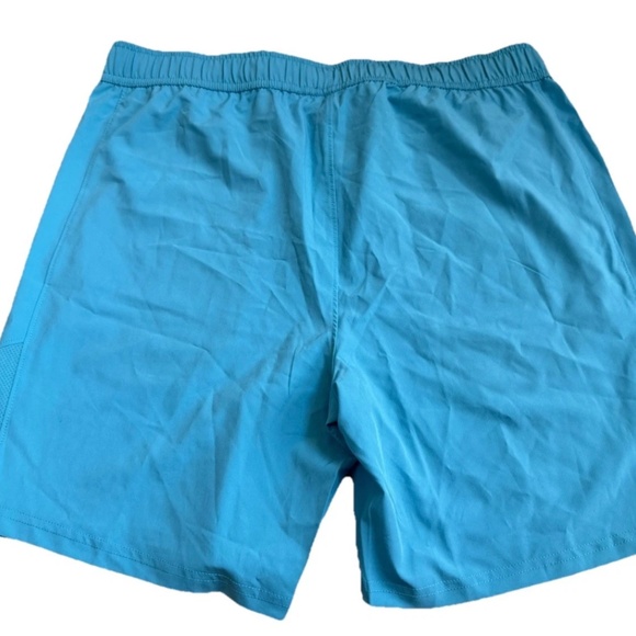 Balance Collection Athletic Shorts Men Light Blue 4 Way Stretch Large L - Picture 3 of 4